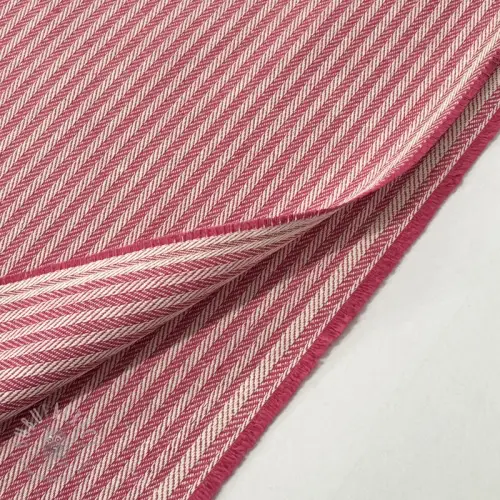 Sisustuskangas DOBBY Colored stripe fuchsia