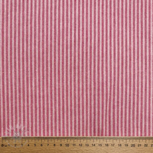Sisustuskangas DOBBY Colored stripe fuchsia