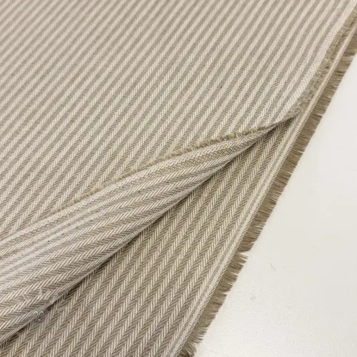 Sisustuskangas DOBBY Colored stripe sand