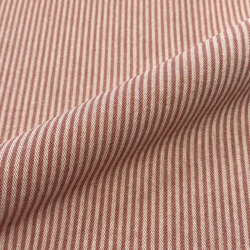 Dekoračná látka DOBBY Colored stripe dark orange