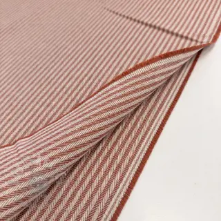Sisustuskangas DOBBY Colored stripe dark orange