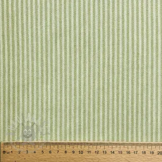 Sisustuskangas DOBBY Colored stripe light green