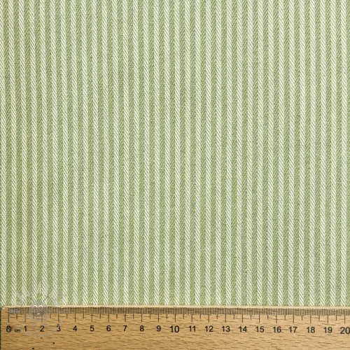 Sisustuskangas DOBBY Colored stripe light green