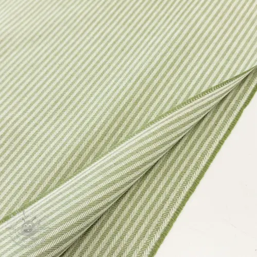 Sisustuskangas DOBBY Colored stripe light green