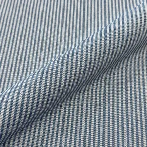 Dekoračná látka DOBBY Colored stripe blue