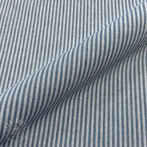 Sisustuskangas DOBBY Colored stripe blue