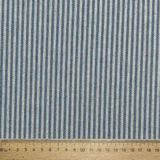 Dekoračná látka DOBBY Colored stripe blue