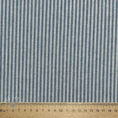Sisustuskangas DOBBY Colored stripe blue