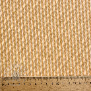 Sisustuskangas DOBBY Colored stripe ochre