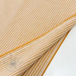 Sisustuskangas DOBBY Colored stripe ochre