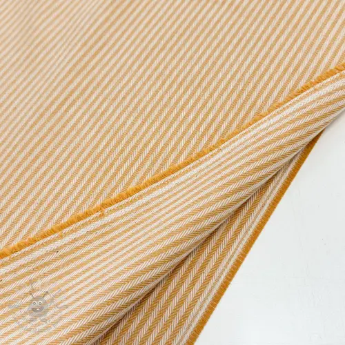 Sisustuskangas DOBBY Colored stripe ochre