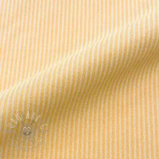 Sisustuskangas DOBBY Colored stripe warm yellow