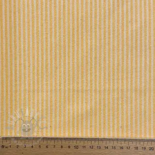 Sisustuskangas DOBBY Colored stripe warm yellow