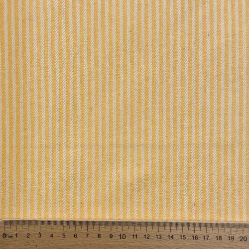 Dekoračná látka DOBBY Colored stripe warm yellow