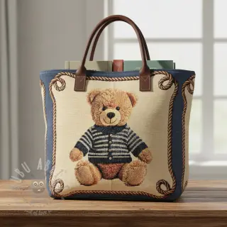 Sisustuskangas GOBELIN PREMIUM Teddy Bear Nautic PANEL