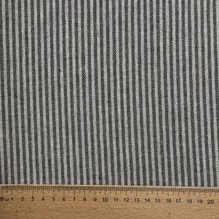Dekoračná látka DOBBY Colored stripe graphite
