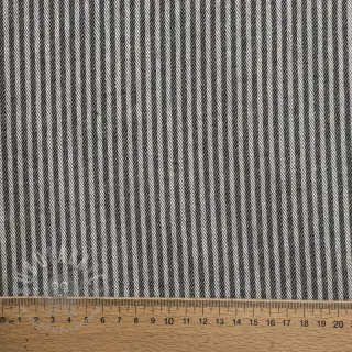 Sisustuskangas DOBBY Colored stripe graphite