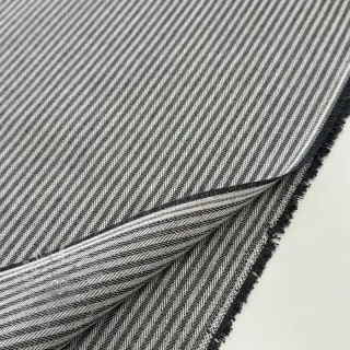 Sisustuskangas DOBBY Colored stripe graphite