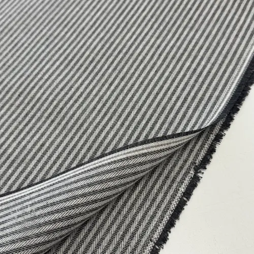 Sisustuskangas DOBBY Colored stripe graphite