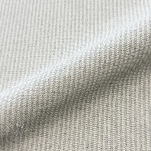 Sisustuskangas DOBBY Colored stripe light grey