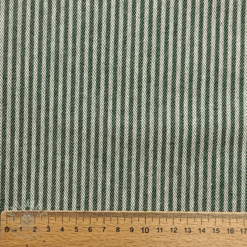 Sisustuskangas DOBBY Colored stripe bottle green