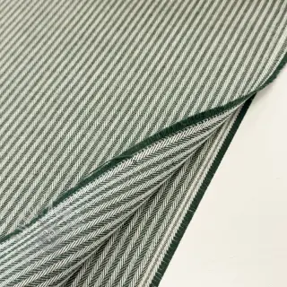 Sisustuskangas DOBBY Colored stripe bottle green