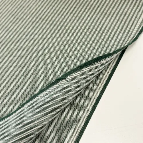 Dekoračná látka DOBBY Colored stripe bottle green