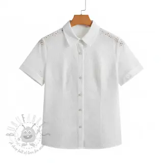 Puuvillakangas EMBROIDERY 2 side Camelia