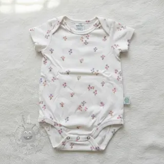 Puuvillakangas FLANNEL Flowers white