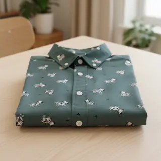 Bavlnená látka FLANNEL Zebras green