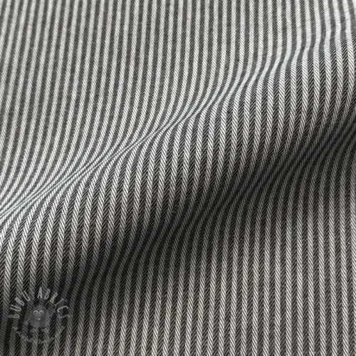 Sisustuskangas DOBBY Colored stripe black