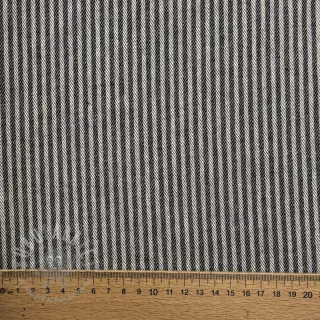 Sisustuskangas DOBBY Colored stripe black