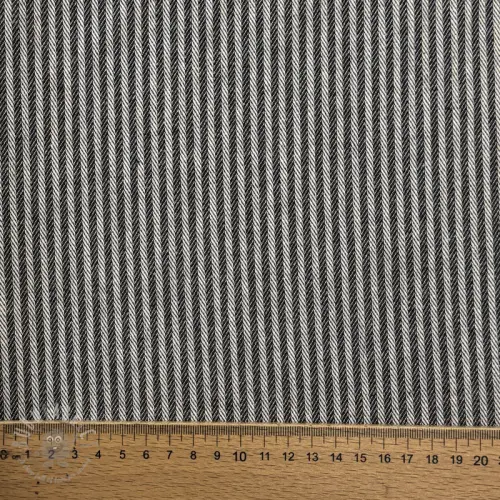 Sisustuskangas DOBBY Colored stripe black