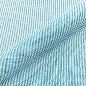 Dekoračná látka DOBBY Colored stripe turquoise