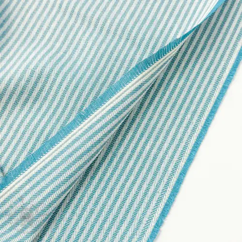 Sisustuskangas DOBBY Colored stripe turquoise