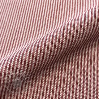 Sisustuskangas DOBBY Colored stripe burgundy