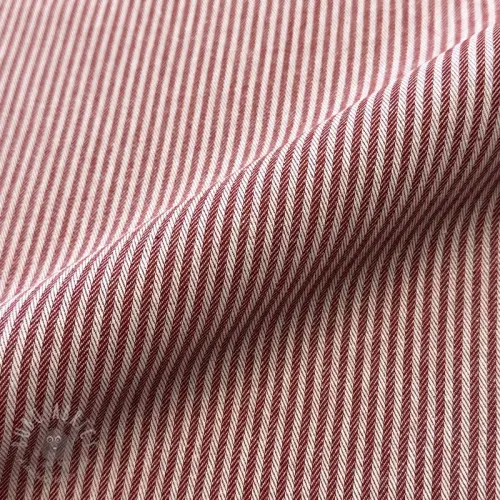 Sisustuskangas DOBBY Colored stripe burgundy