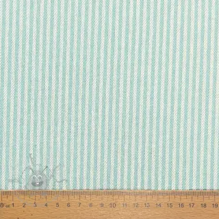 Sisustuskangas DOBBY Colored stripe mint