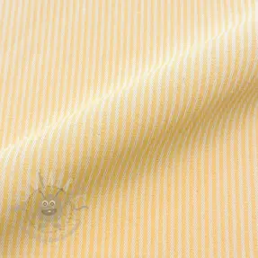 Sisustuskangas DOBBY Colored stripe pastel yellow
