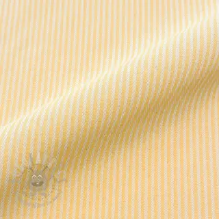 Sisustuskangas DOBBY Colored stripe pastel yellow
