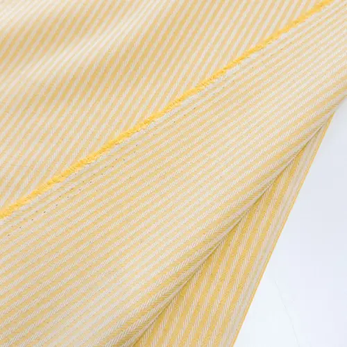 Dekoračná látka DOBBY Colored stripe pastel yellow