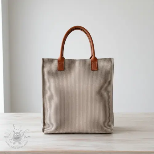 Sisustuskangas DOBBY Colored stripe coffee