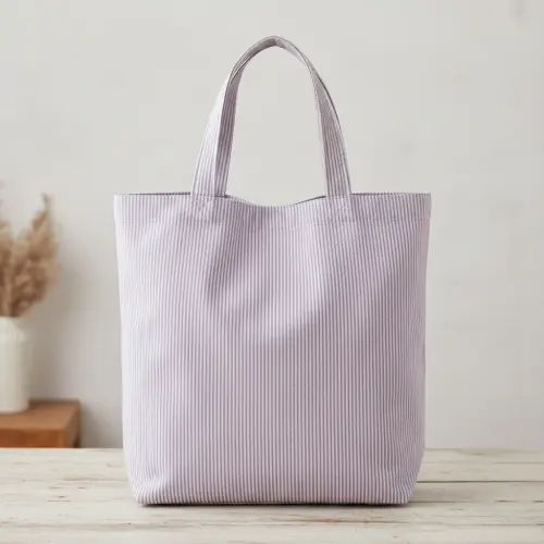 Dekoračná látka DOBBY Colored stripe lavender