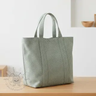 Sisustuskangas DOBBY Colored stripe bottle green