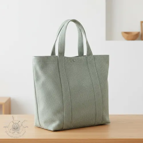 Sisustuskangas DOBBY Colored stripe bottle green