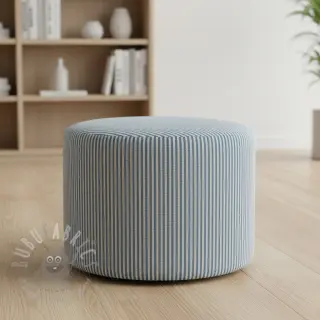Sisustuskangas DOBBY Colored stripe blue