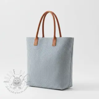 Sisustuskangas DOBBY Colored stripe blue
