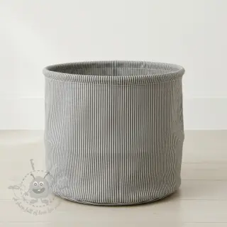 Sisustuskangas DOBBY Colored stripe graphite