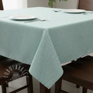 Sisustuskangas DOBBY Colored stripe mint