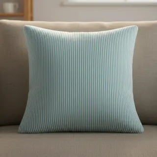 Dekoračná látka DOBBY Colored stripe turquoise